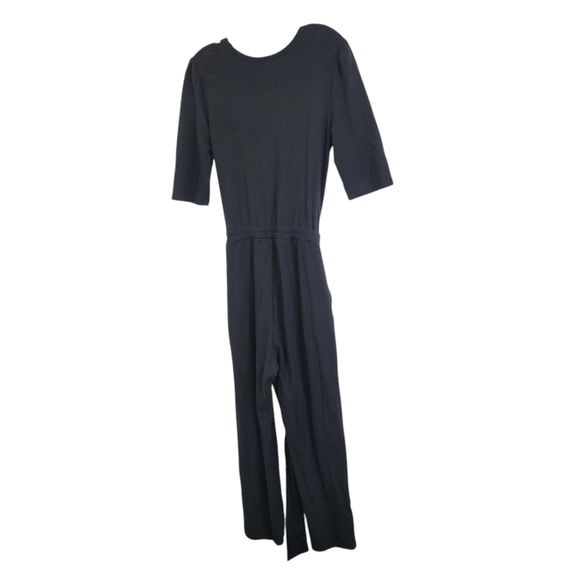 Smash + Tess Black Tie-Waist Jumpsuit - Picture 3 of 11